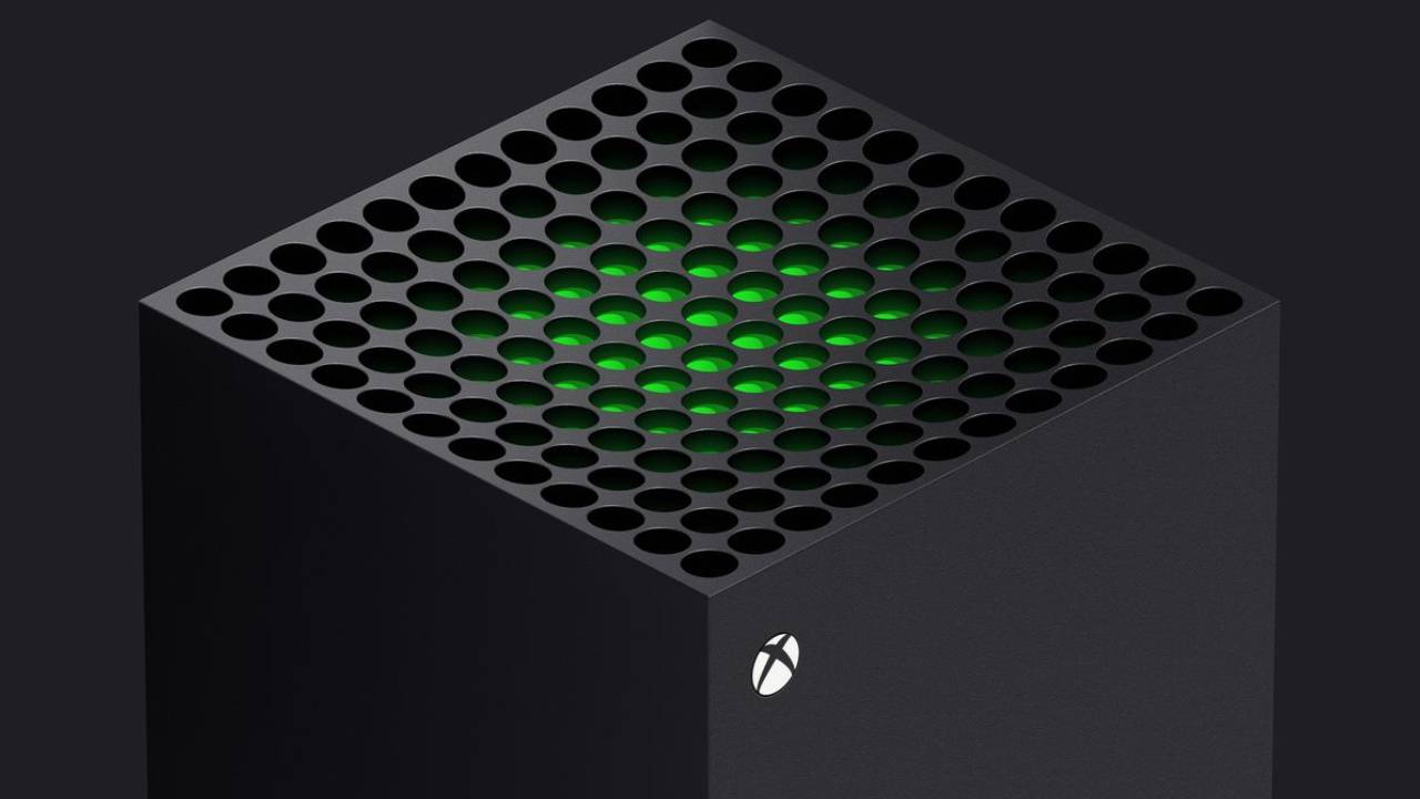 Xbox Series X top view of console