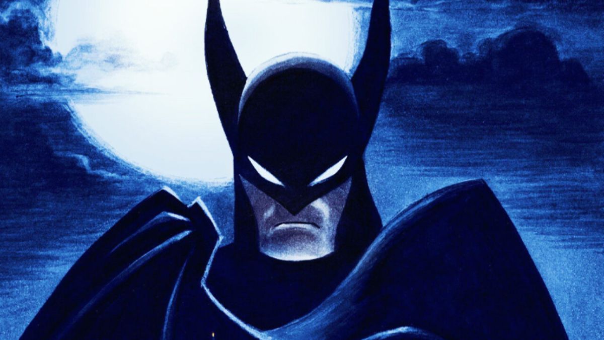 A screenshot of a promotional image for Batman: Caped Crusader