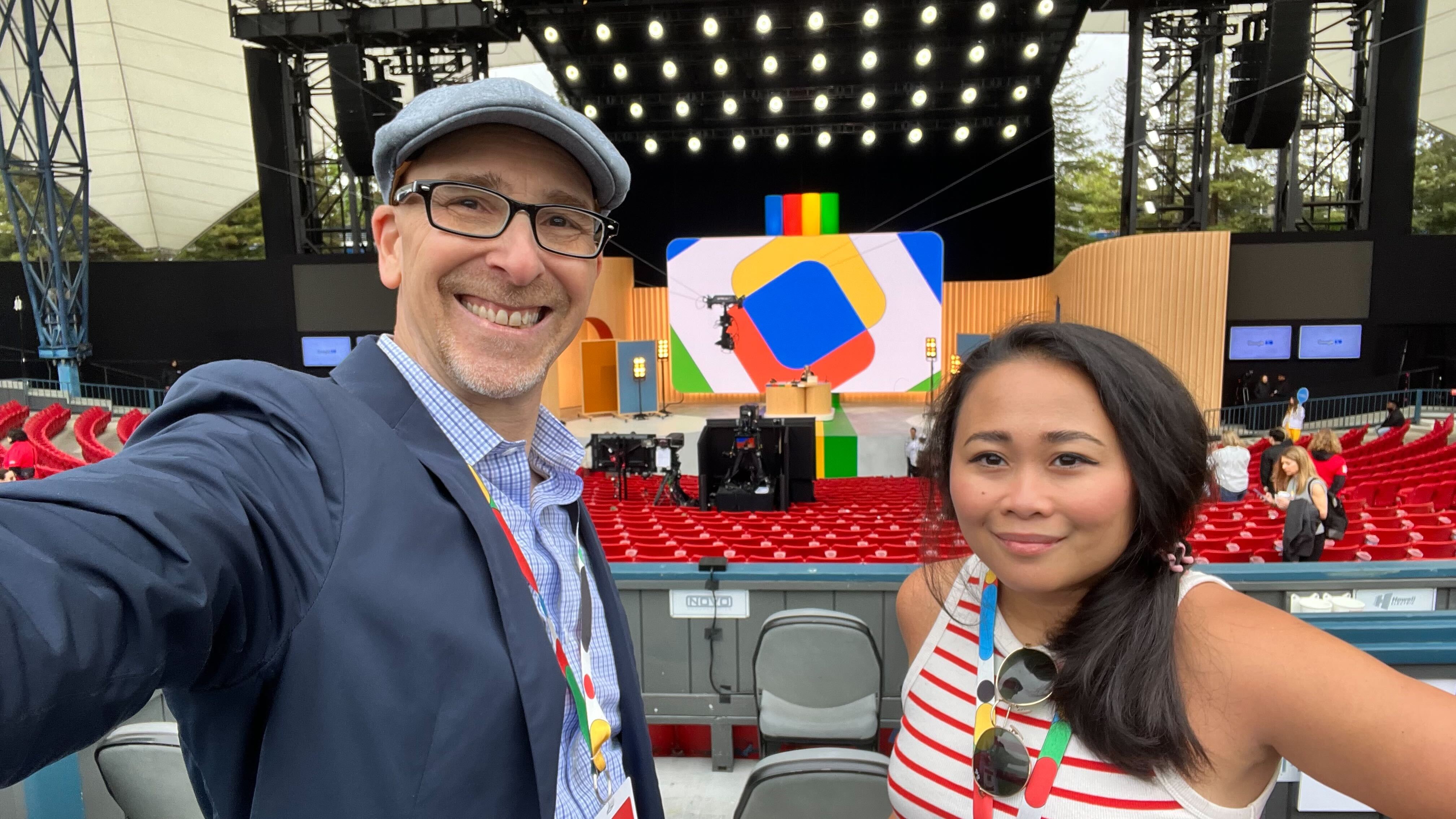 Lance and Michelle at Google IO 2023