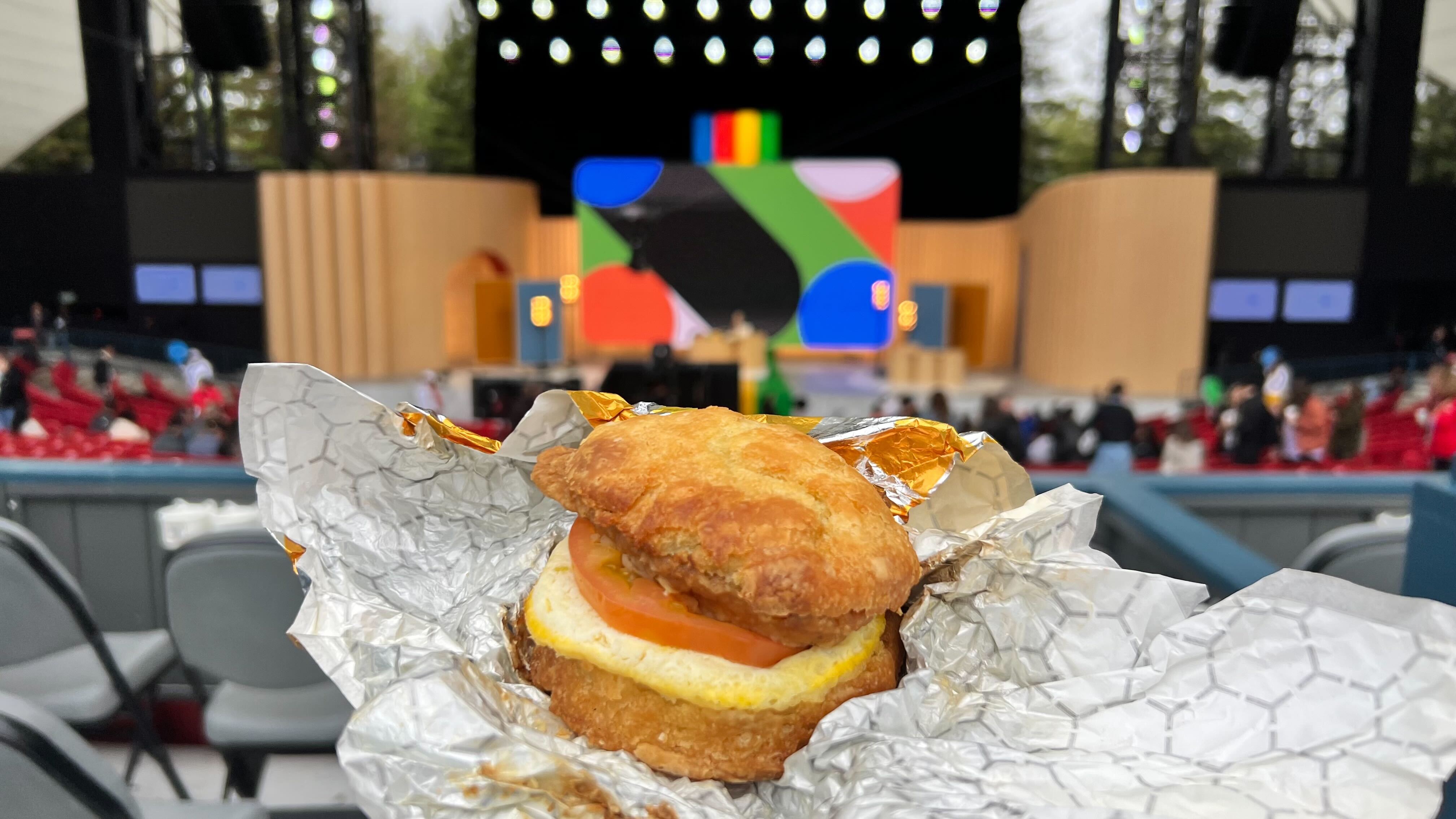 Chicken sandwich at Google I/O 2023