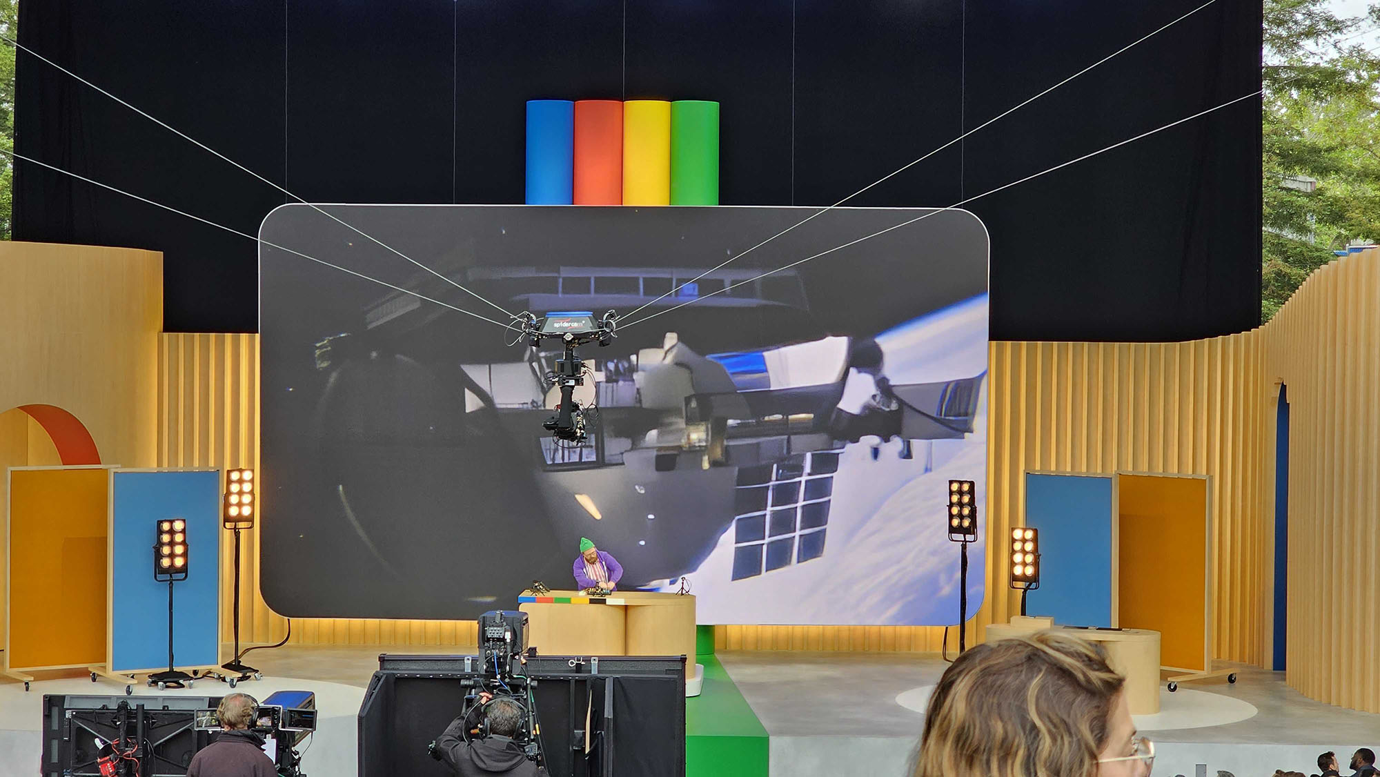 The stage at Google IO 2023