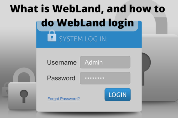 What is WebLand, and how to do WebLand login