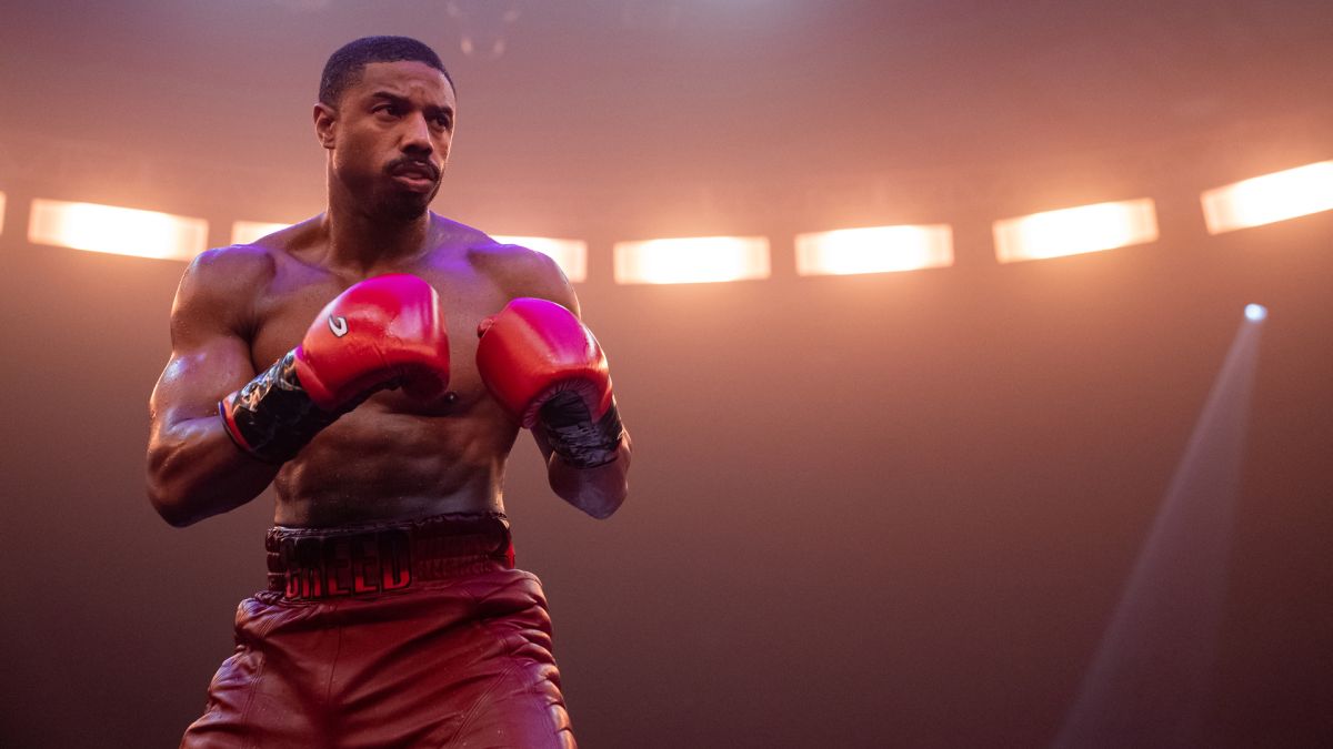 Adonis Creed prepares to box in the ring in Creed 3, one of the new films set to be included in our new HBO Max movies list