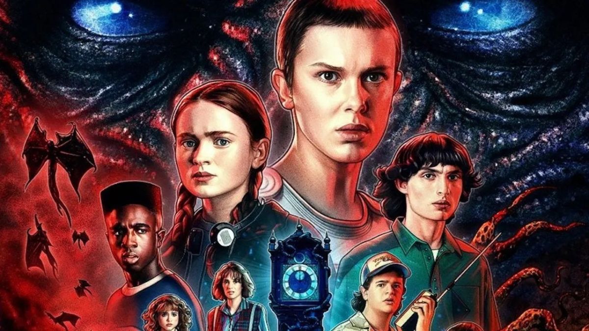 A screenshot of a poster for Stranger Things season 4 part 2, which precedes Stranger Things season 5